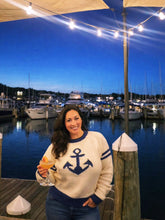 Load image into Gallery viewer, Anchor’s Away Chunky Raglan Sweater
