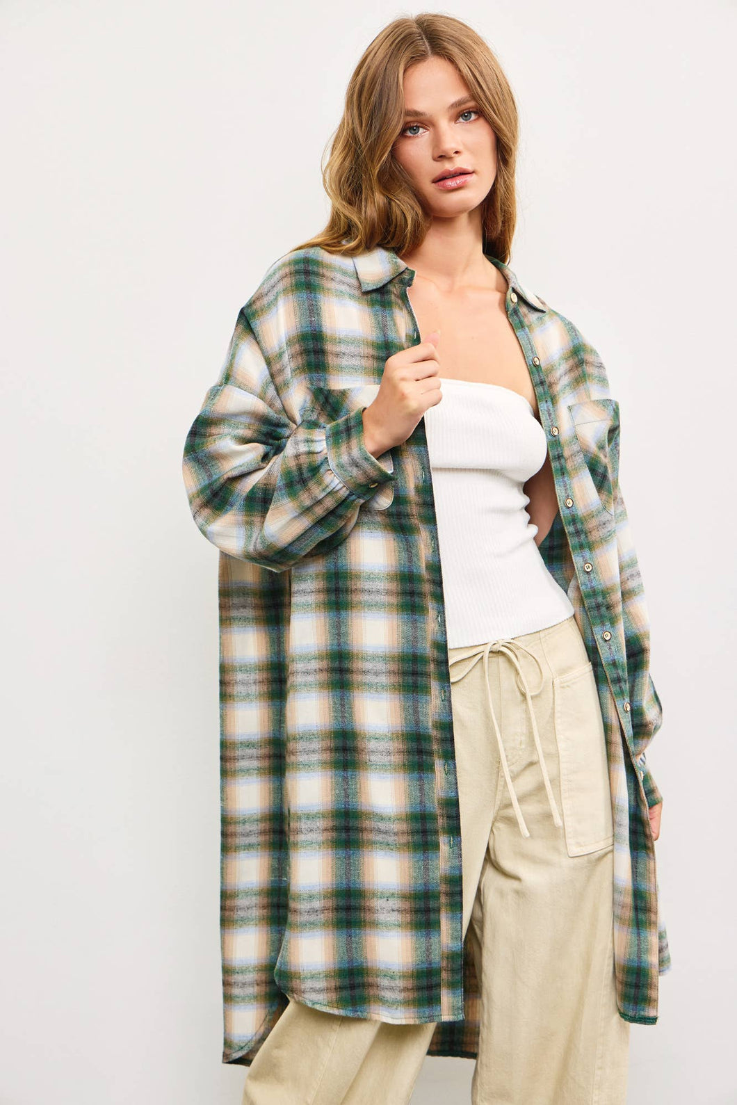 Got that Fall Feelin’ Shacket Dress