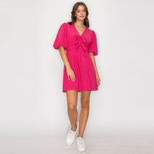 Load image into Gallery viewer, Strawberry Bliss Bow Stripe Dress
