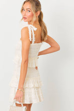 Load image into Gallery viewer, Short &amp; Sweet Smocked Ruffle Mini Dress
