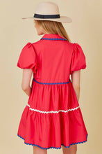 Load image into Gallery viewer, Miss Americana Babydoll Mini Dress
