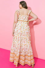 Load image into Gallery viewer, Georgia Peach Maxi Dress (Curvy Collection)
