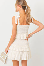 Load image into Gallery viewer, Short &amp; Sweet Smocked Ruffle Mini Dress
