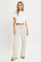 Load image into Gallery viewer, Let’s Go Linen Cargo Pants
