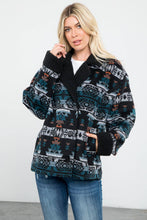 Load image into Gallery viewer, Aztec Chic Sherpa Jacket
