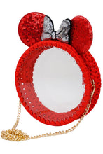 Load image into Gallery viewer, Life’s Better with a Bow Sequin Clear Acrylic Crossbody Bag
