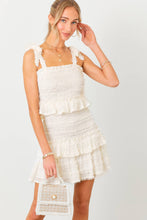 Load image into Gallery viewer, Short &amp; Sweet Smocked Ruffle Mini Dress
