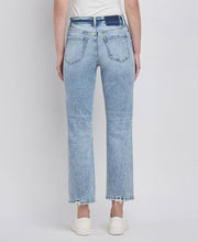 Load image into Gallery viewer, Stone Cold HIGH RISE DISTRESSED STRAIGHT JEANS
