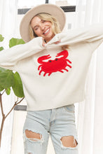 Load image into Gallery viewer, Chesapeake Charm Crab Sweater (Available in Curvy)
