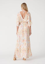 Load image into Gallery viewer, Bohemian Tribal Print Smocked Maxi Dress
