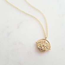 Load image into Gallery viewer, GOLD MEDALLION NECKLACE
