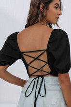Load image into Gallery viewer, Sweet Bustier Back Detail Crop Top
