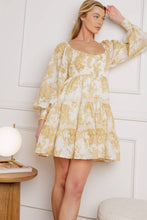 Load image into Gallery viewer, Golden Leaves Babydoll Dress
