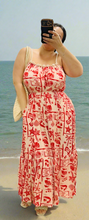 Load image into Gallery viewer, Call me on my Shell Tiered Maxi Dress
