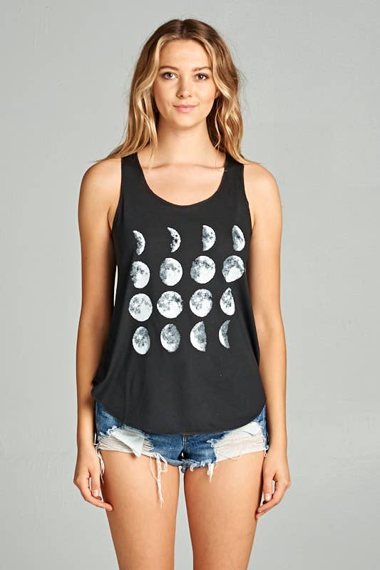 Moon Child Moon Phase Tank Top