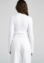 Load image into Gallery viewer, Essential White Mock Neck Sweater
