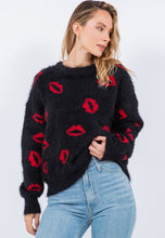Load image into Gallery viewer, Kiss Me Cozy Eyelash Sweater
