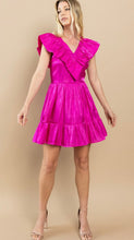 Load image into Gallery viewer, Mingle in Magenta Mini Dress
