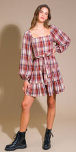 Load image into Gallery viewer, Holiday Truck Memories Flannel Dress
