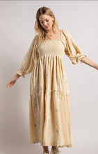 Load image into Gallery viewer, Let’s Dance in the Daisies Boho Maxi Dress
