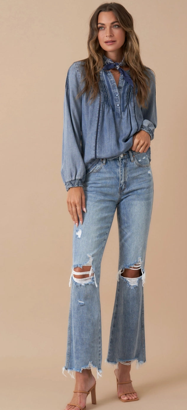 Must Have Mid Rise Flare Jeans