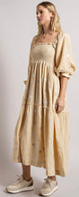 Load image into Gallery viewer, Let’s Dance in the Daisies Boho Maxi Dress
