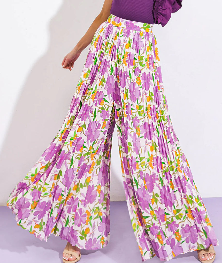 Voila Viola Pleated Pants