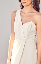 Load image into Gallery viewer, Grand Entrance One Shoulder Dress (Black or White)
