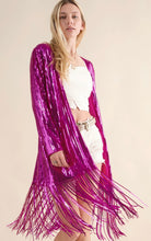 Load image into Gallery viewer, Made to Shine Starburst Sequin Duster
