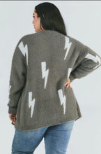 Load image into Gallery viewer, Lightning Strikes Cardi (Curvy Collection)
