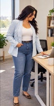 Load image into Gallery viewer, Powder Blue Blazer
