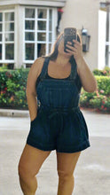 Load image into Gallery viewer, My Happy Place Denim Shortalls
