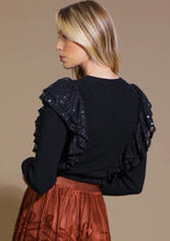 Load image into Gallery viewer, Sequin Flutters Sweater
