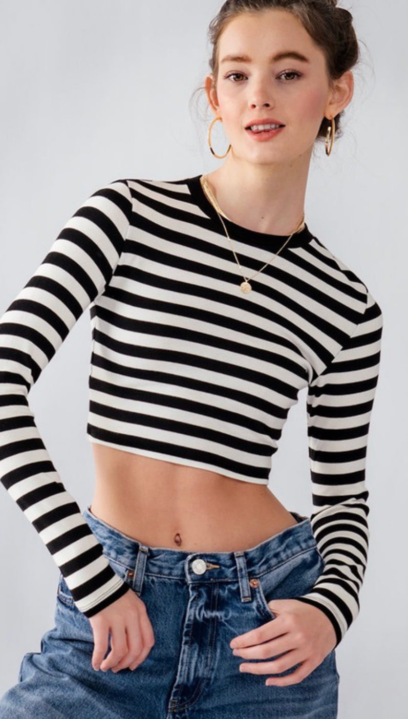 Jailhouse Rock Crop Top