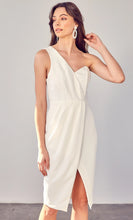 Load image into Gallery viewer, Grand Entrance One Shoulder Dress (Black or White)
