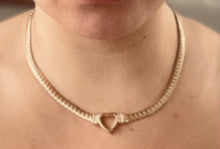 Load image into Gallery viewer, Chains to my Heart Necklace
