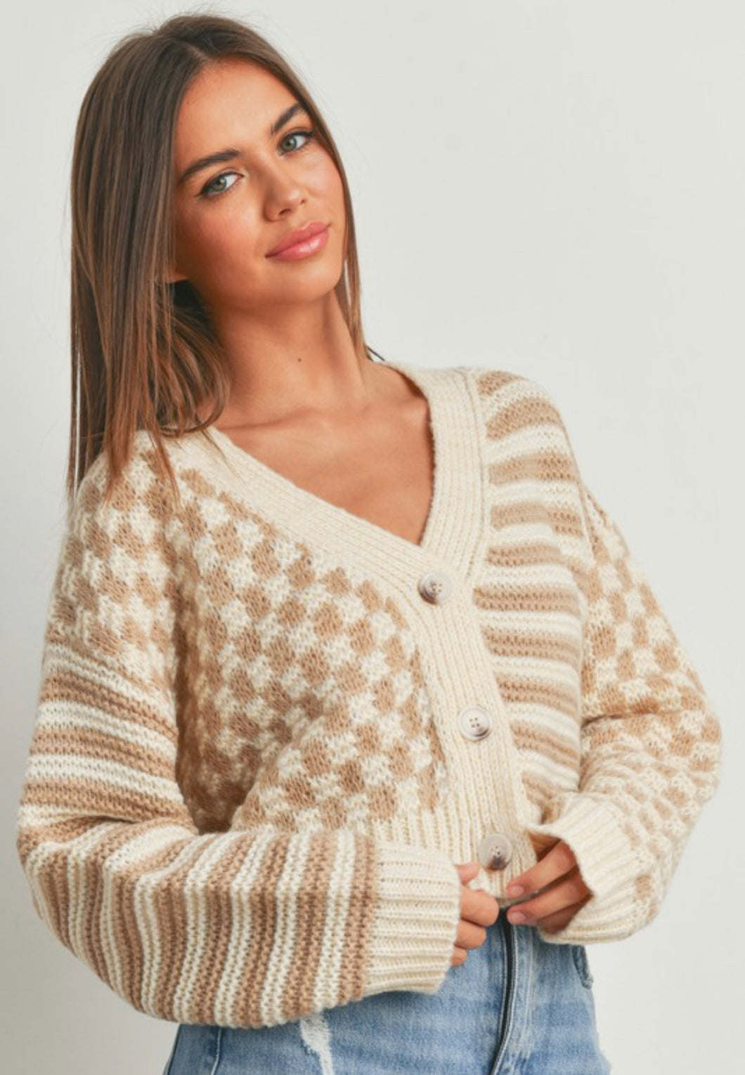 Cinnamon & Sugar Crop Cardi