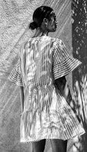Load image into Gallery viewer, Stripes Ahoy Poplin Tiered Babydoll Dress (also available in Curvy)

