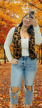 Load image into Gallery viewer, Fierce Fleece Leopard Vest
