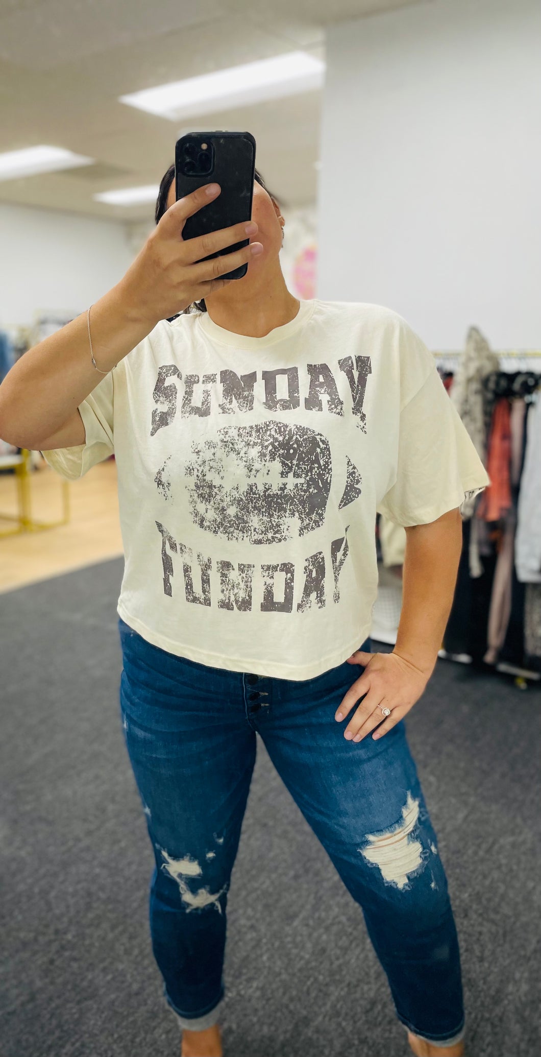 Sunday Funday Vintage Fade Oversized Box Tee (Bestseller Restocked!)