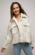 Load image into Gallery viewer, You’re my Cuppa Chai Latte Teddy Shacket
