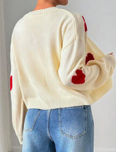 Load image into Gallery viewer, Be My Sweetheart Croppy Cardigan
