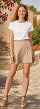Load image into Gallery viewer, Sun-kissed Khaki Mini Skirt
