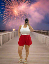 Load image into Gallery viewer, Sweet Cherry Swiss Dot Shorts (Curvy Collection)

