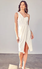 Load image into Gallery viewer, Grand Entrance One Shoulder Dress (Black or White)
