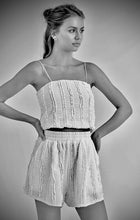 Load image into Gallery viewer, Tiny Frills Balloon Hem Top &amp; Shorts Set (Black)
