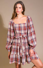 Load image into Gallery viewer, Holiday Truck Memories Flannel Dress
