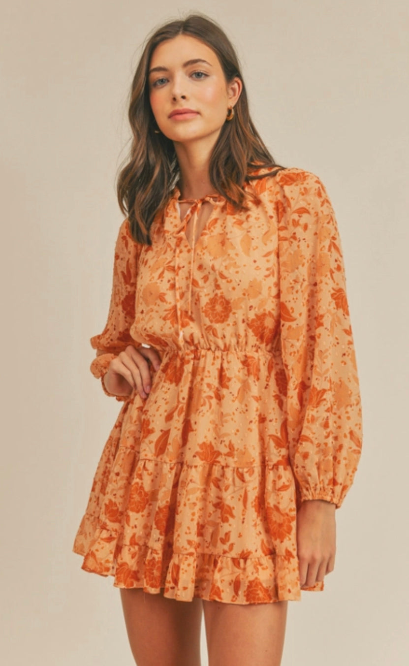 Floral Frenzy Fall Dress