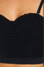 Load image into Gallery viewer, Look at Me Now Beaded Bustier Top

