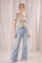 Load image into Gallery viewer, Sweet Pea Eyelet Bustier Crop Top
